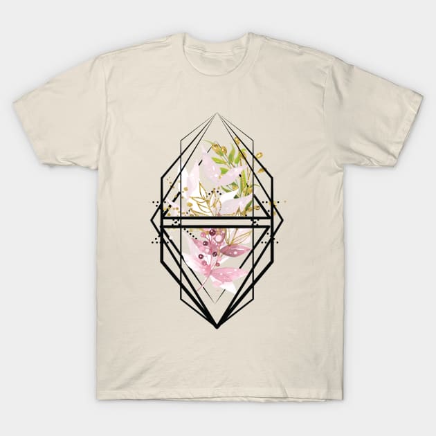 Floral Boho T-Shirt by Manlangit Digital Studio